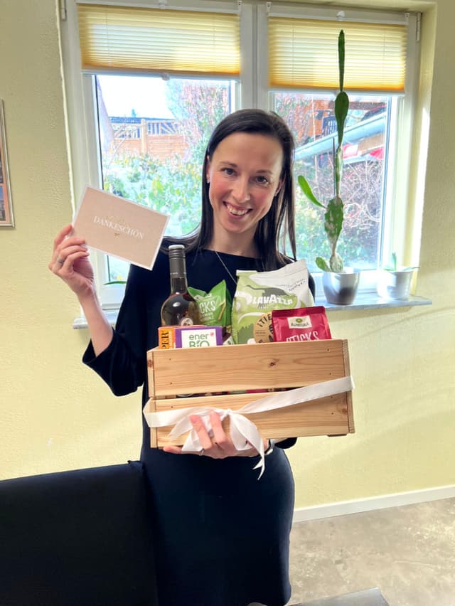 Dankeskorb von Familie Arnold-Kern